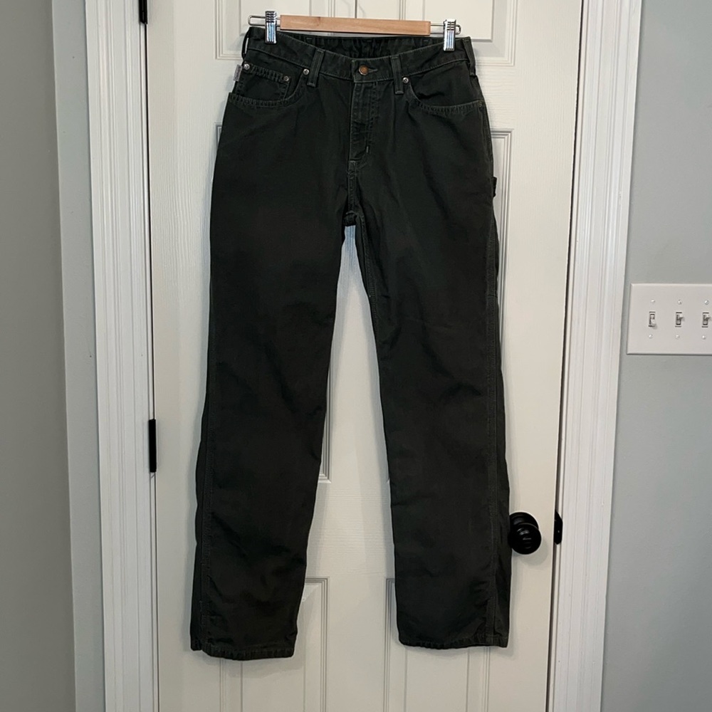 Carhartt Women’s Relaxed Fit Canvas Carpenter Jeans